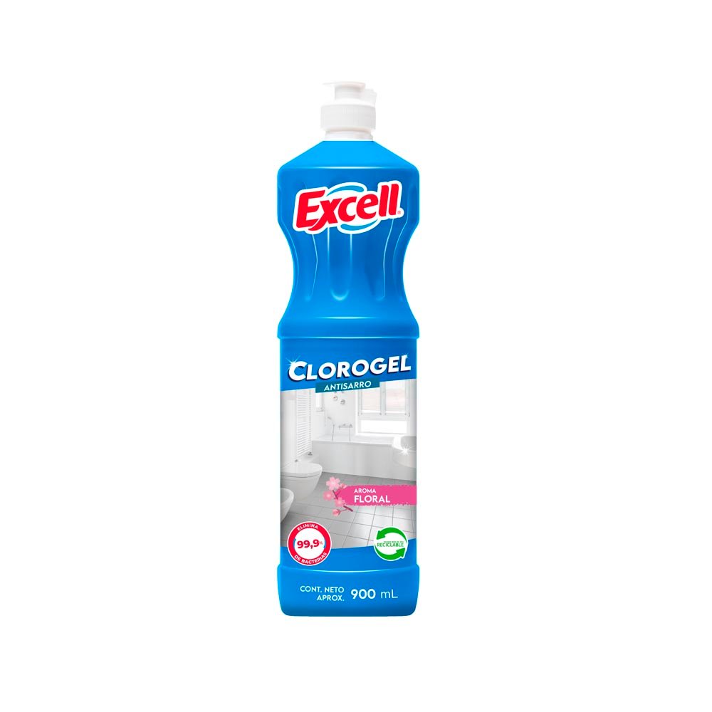 Clorogel Excell Antisarro Floral 900 Ml